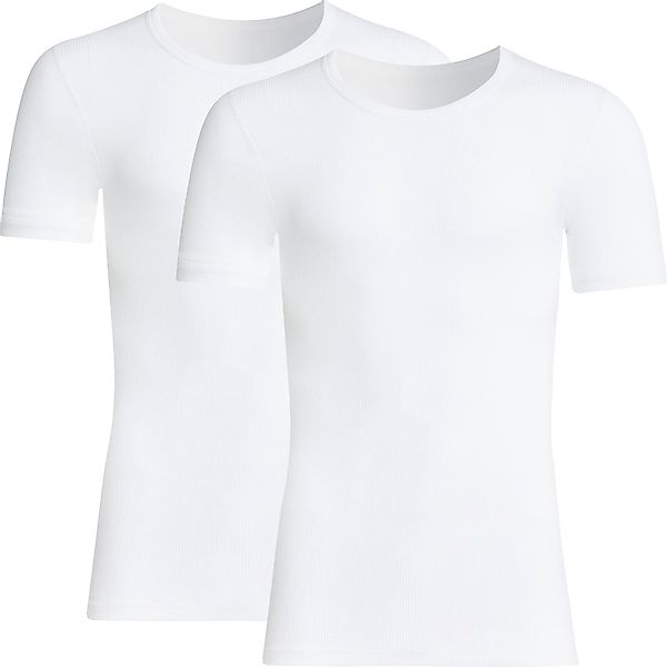 conta T-Shirt Herren-Unterhemd, 1/2-Arm 2er-Pack Doppelripp günstig online kaufen