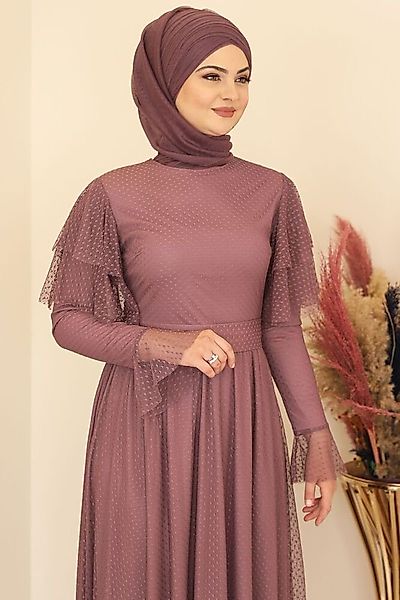 Modavitrini Tüllkleid Abendkleid aus gepunktetem Tüll günstig online kaufen