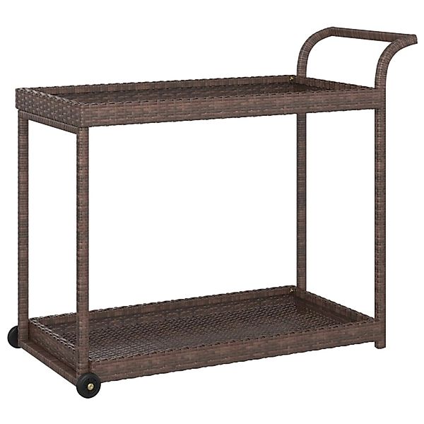 vidaXL Küchenwagen Barwagen Braun 100x45x83 cm günstig online kaufen