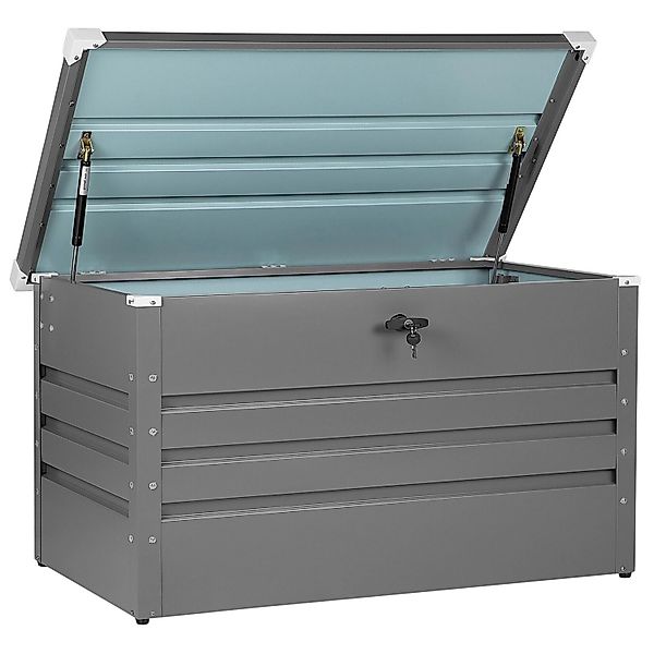 Beliani Truhe CEBROSA Grau 62x100x60 günstig online kaufen