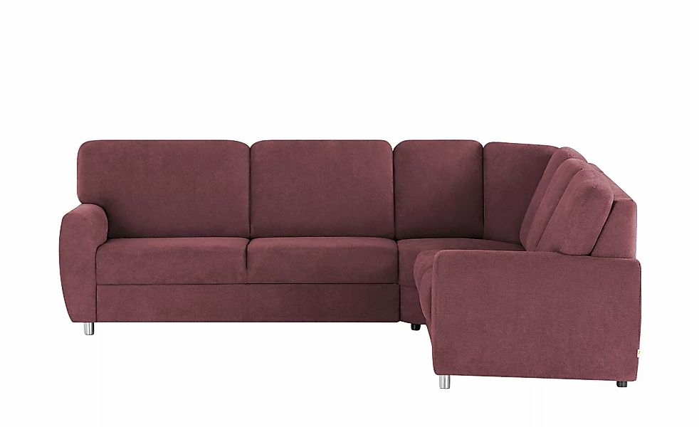 smart Ecksofa  Valencia ¦ rot ¦ Maße (cm): B: 271 H: 90 T: 241.0 Polstermöb günstig online kaufen