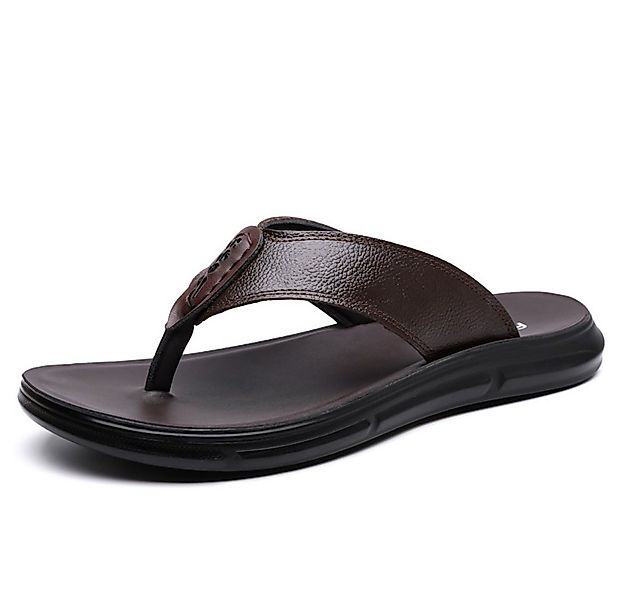 HUSK'SWARE Badepantolette (Herren Flip-Flops aus echtem Leder – Komfortabel günstig online kaufen