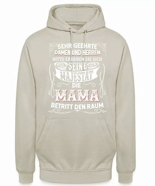 Quattro Formatee Kapuzenpullover Seine Majestät Mama - Muttertag Mutter Uni günstig online kaufen