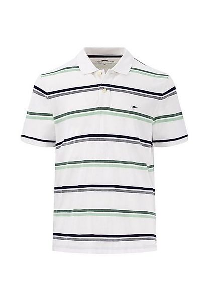 FYNCH-HATTON Poloshirt - Premium Cotton Multi Striped Poloshirt kurzarm von günstig online kaufen