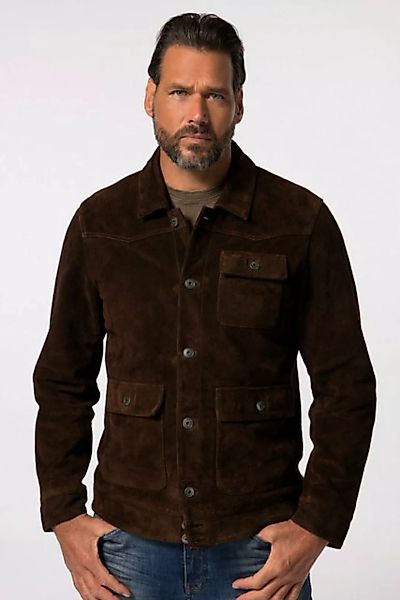 JP1880 Lederjacke JP 1880 Lederjacke Leder Veloursleder Hemdkragen günstig online kaufen