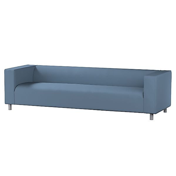 Bezug für Klippan 4-Sitzer Sofa, blau, Bezug für Klippan 4-Sitzer, Bouclé ( günstig online kaufen