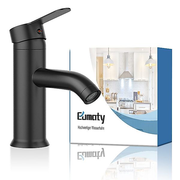 Eumaty Waschtischarmatur Badarmatur Wasserhahn,Einhebelmischer Badarmatur,A günstig online kaufen