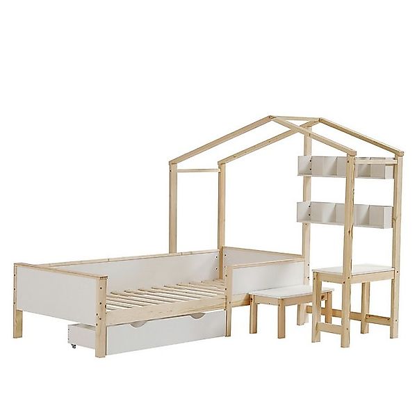 Gotagee Jugendbett Modern Kinderbett Hausbett Einzelbett ohne Matratze 90 x günstig online kaufen