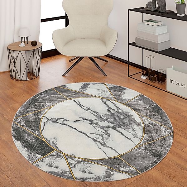 Paco Home Teppich Kraft 525, rund, günstig online kaufen