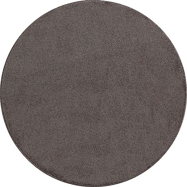 Ayyildiz Teppiche Teppich »ATA«, rund, 10 mm Höhe, Kurzflor, uni, große Far günstig online kaufen