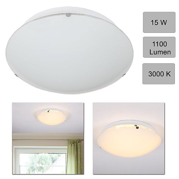 Home4Living LED Deckenleuchte Deckenlampe rund Flurlampe günstig online kaufen
