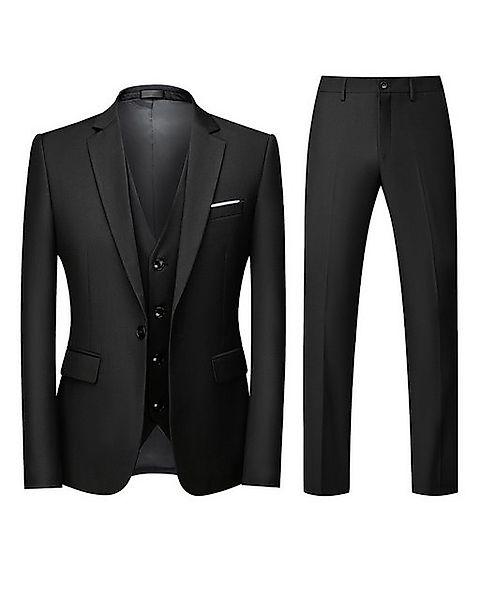 Allthemen Anzug (3 tlg) im Slim Fit ein Knopf Anzüge für Hochzeit günstig online kaufen