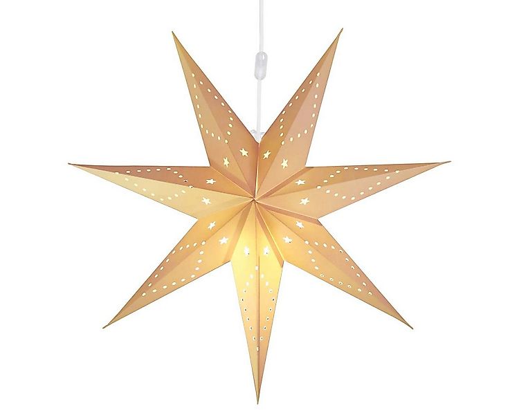Salcar Papierstern LED Papierstern Weihnachtsstern Beleuchtet Sternenlicht, günstig online kaufen