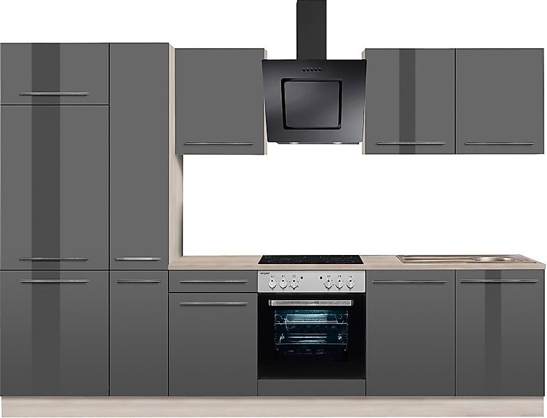 OPTIFIT Küchenzeile "Bern", Breite 300 cm, wahlweise mit E-Geräten, höhenve günstig online kaufen
