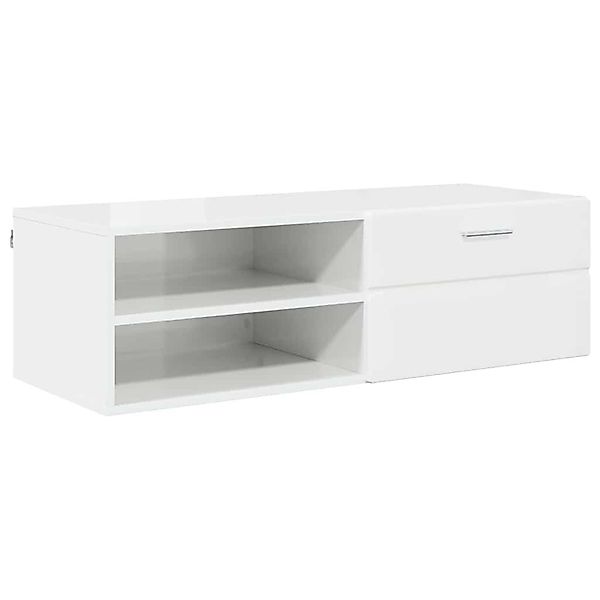 vidaXL Wohnzimmer-Set TV-Schränk mit Regal Betongrau günstig online kaufen