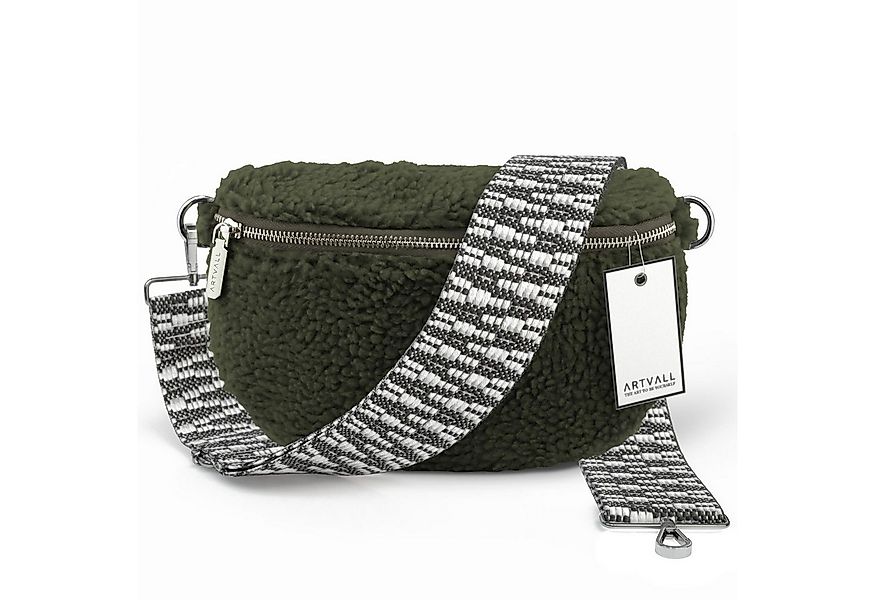 ARTVALL Umhängetasche Teddy Handtasche Damen Bag Brusttasche Olivgrün (Tasc günstig online kaufen