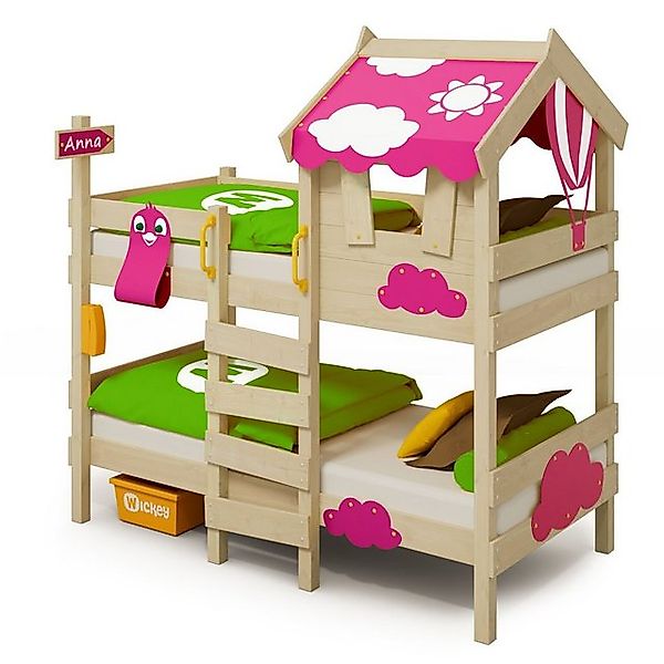 Wickey Kinderbett Crazy Daisy - Hochbett, Spielbett 90 x 200 cm (Holzpaket günstig online kaufen