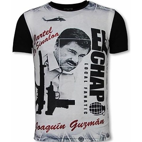 Local Fanatic  T-Shirt El Chapo Digital Strass günstig online kaufen