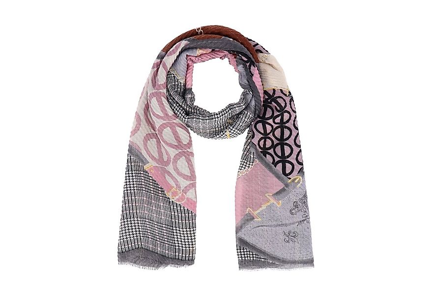 halsüberkopf Accessoires Modeschal Patch, leicht plissiert günstig online kaufen