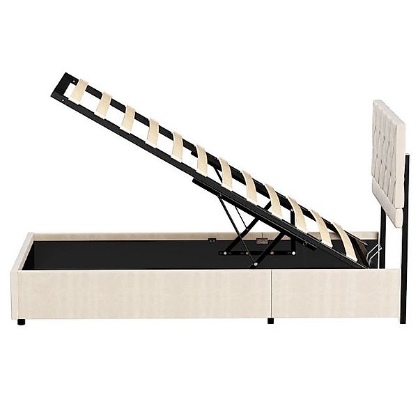 HAUSS SPOLE Polsterbett mit Bettkasten,hydraulische Funktionsbett Stauraumb günstig online kaufen