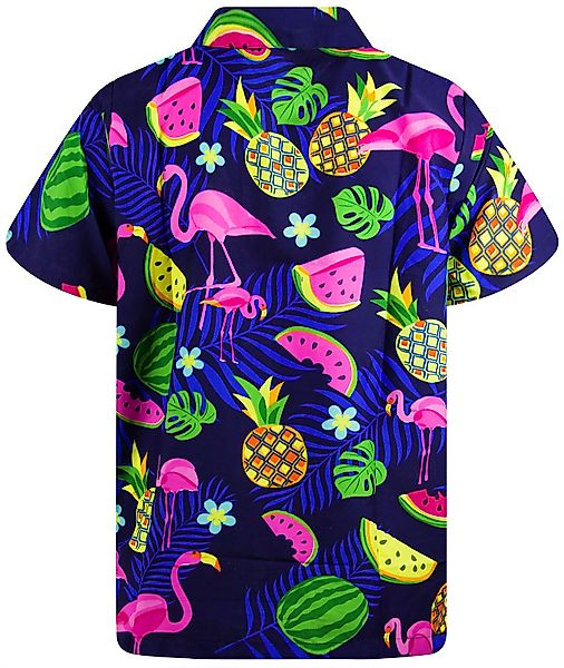 King Kameha Hawaiihemd Flamingo Melone Übergrößen günstig online kaufen