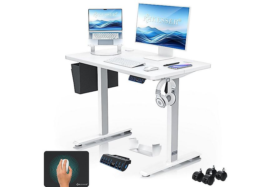 KESSER Schreibtisch, elektrischer & Höhenverstellbarer Computertisch für Ho günstig online kaufen