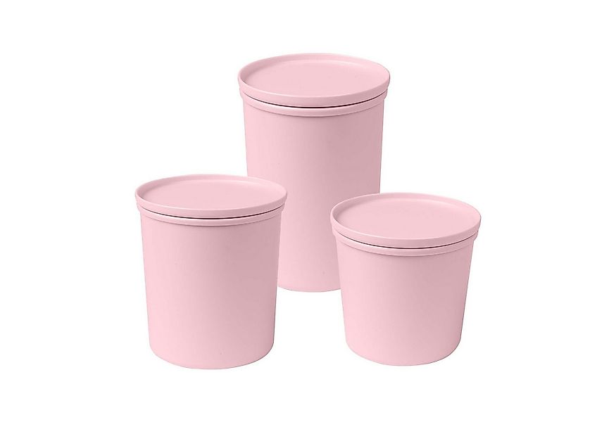 AWAVE® Aufbewahrungsdose AWAVE® Frischhaltedosen-Set aus rPET, 3-tlg., rosé günstig online kaufen