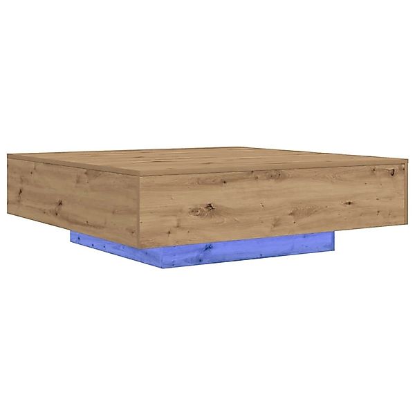 vidaXL Couchtisch Eiche handwerklich 100 x 100 x 31 cm Holzwerkstoff 863007 günstig online kaufen