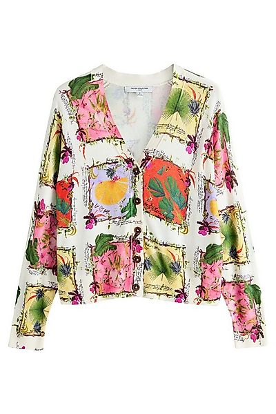 Next Strickjacke Strickjacke mit V-Ausschnitt, Kurzgröße (1-tlg) günstig online kaufen