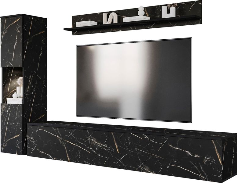 INOSIGN Wohnwand PARIS, Vitrine Türanschlag links/rechts günstig online kaufen