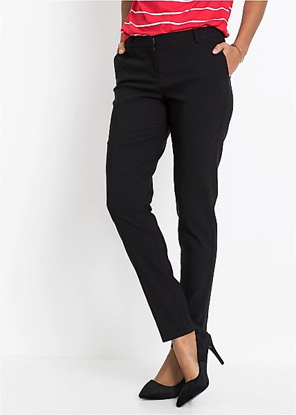 bonprix Stretch-Hose mit Elasthan-Anteil, Slim Fit Passform, femininer Stil günstig online kaufen