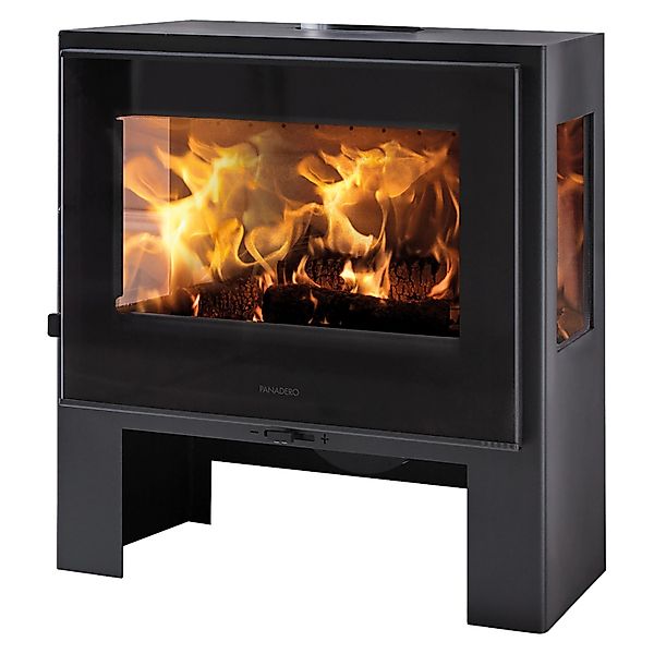 Panadero Toscane 3V Kaminofen Stahl Schwarz Metallic 5,9 kW günstig online kaufen