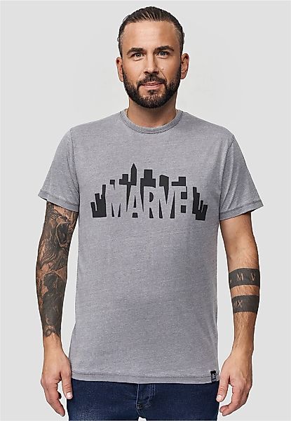 Recovered T-Shirt "Marvel City Logo Light Grey", im zeitlosen Design günstig online kaufen