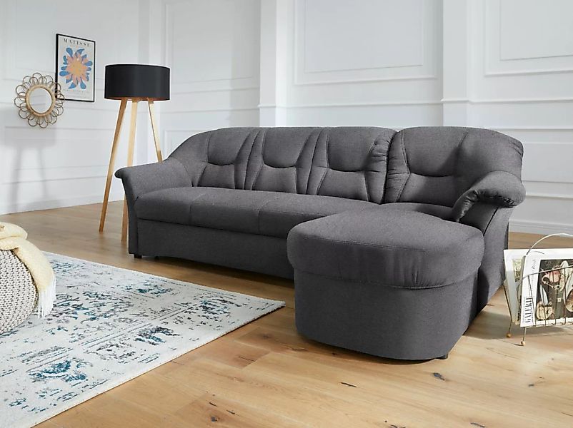 DOMO collection Ecksofa "Sarafina L-Form", wahlweise mit Bettfunktion, opti günstig online kaufen