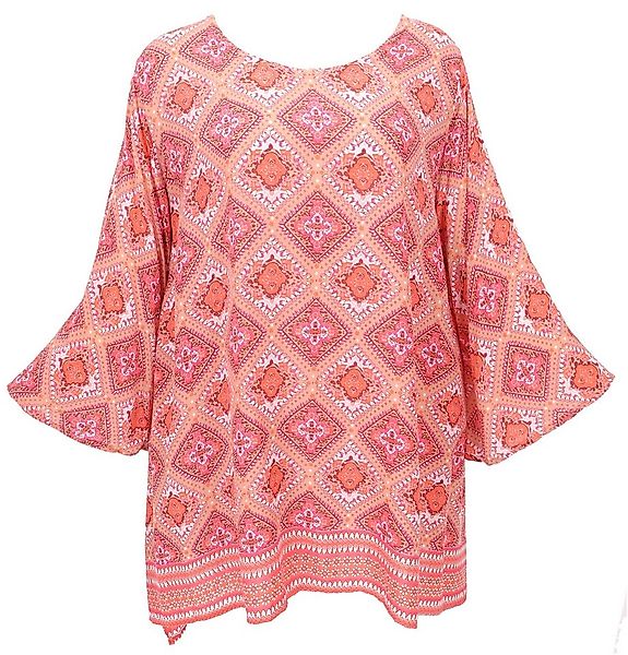 Guru-Shop Longbluse Tunika mit Trompetenärmeln für starke Frauen,.. alterna günstig online kaufen