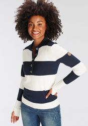 KangaROOS Polokragenpullover mit modischer Knopfleiste & günstig online kaufen