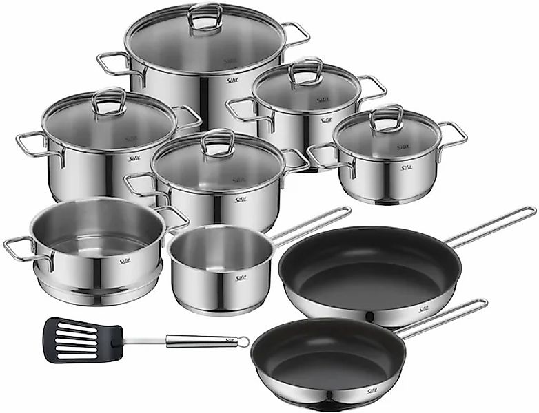 Silit Topf-Set »Alicante«, 10-teilig, Kochtopfset Induktion mit Glasdeckel, günstig online kaufen