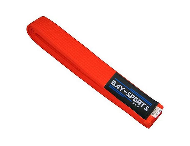 BAY-Sports Karateanzug Budogürtel Karategürtel Kampfsportgürtel orange Budo günstig online kaufen