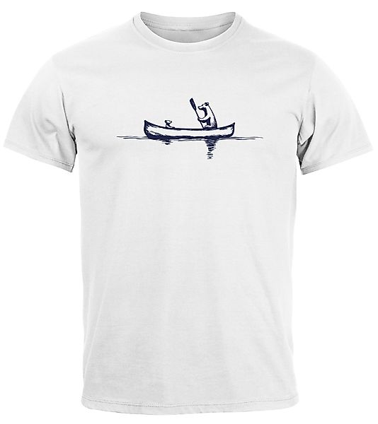 Neverless Print-Shirt Herren T-Shirt Bär Familie günstig online kaufen
