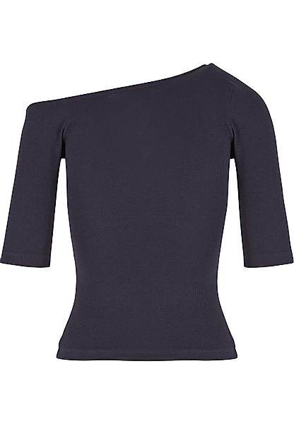 URBAN CLASSICS T-Shirt "Urban Classics Ladies Organic Asymmetric Rib Tee", günstig online kaufen