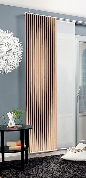 HOME WOHNIDEEN Schiebegardine "PANILO" Paneelwagen 1 Stk. tlg. Schiebewand günstig online kaufen