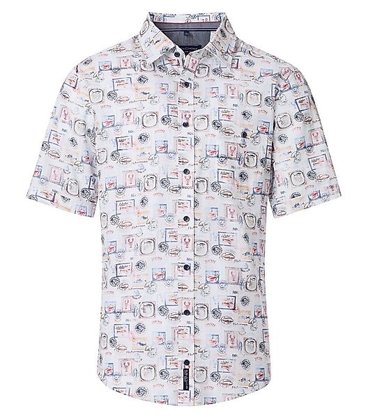 CASAMODA Kurzarmhemd CASAMODA Freizeithemd Kurzarm Print günstig online kaufen