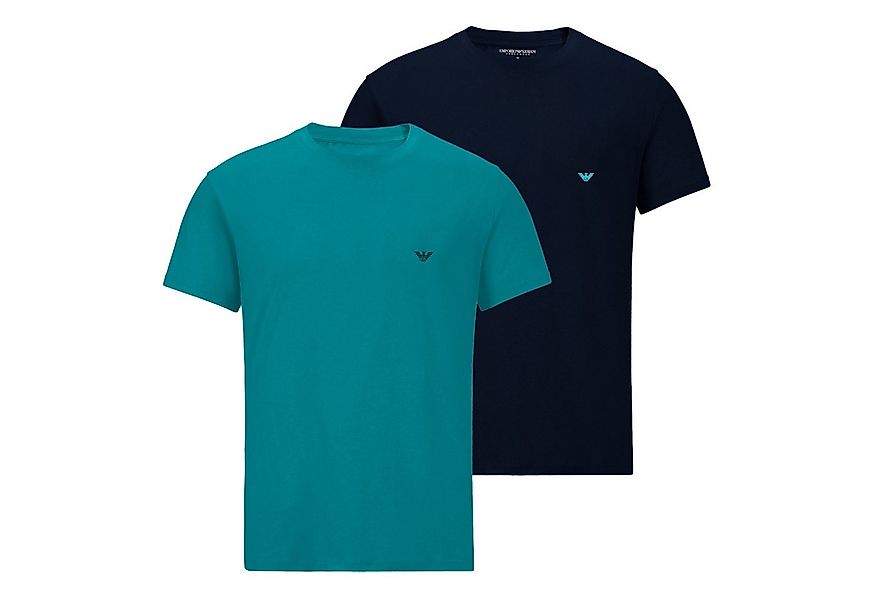 Emporio Armani Unterziehshirt 2er Pack T-Shirt (2-St., 2 Stück) mit Logo günstig online kaufen