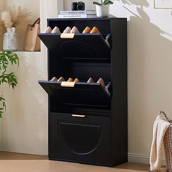 Flieks Schuhschrank (B60/T24/H114 cm, 1-St., ca günstig online kaufen