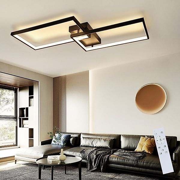 ZMH LED Deckenleuchte Wohnzimmer Modern Deckenlampe günstig online kaufen