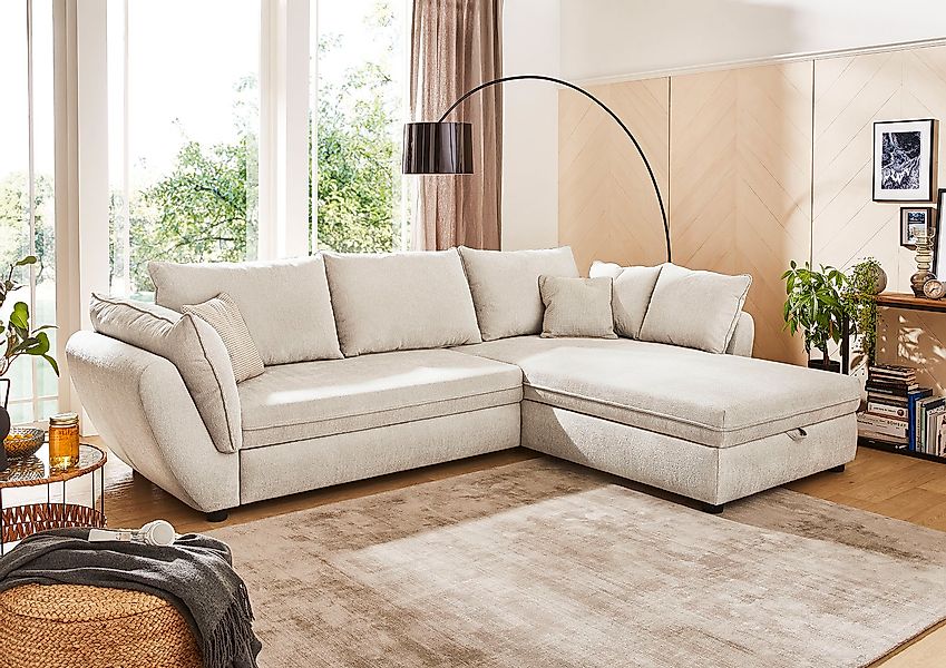 Jockenhöfer Gruppe Ecksofa »Jerez L-Form«, mit Bett-und Relaxfunktion,Staur günstig online kaufen