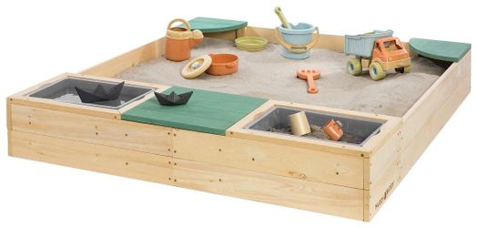 MUDDY BUDDY® Sandkasten Beach Rebel, natur günstig online kaufen