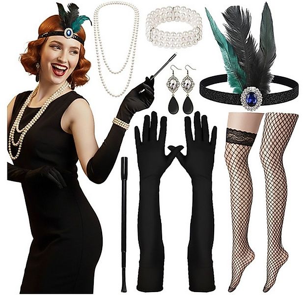 Ruhhy Kostüm Retro-Damenkostüm Vintage Verkleidung, Perfekt für Karneval, K günstig online kaufen