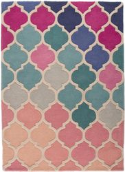 FLAIR RUGS Wollteppich "Rosella" rechteckig 10 mm Höhe 100% Wolle, mehrfarb günstig online kaufen
