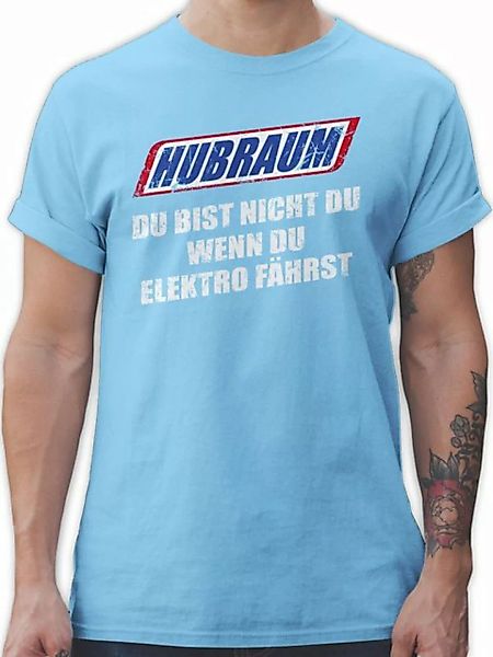 Shirtracer T-Shirt Hubraum - du bist nicht du, wenn du Elektro fährst Sprüc günstig online kaufen